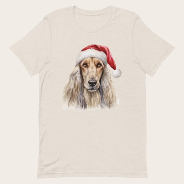 Afghan Hound Christmas Unisex t-shirt - Image 6
