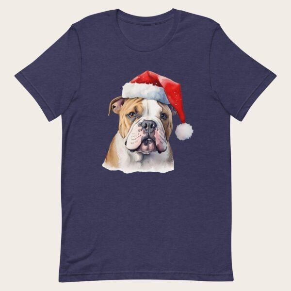 American Bulldog Christmas Unisex t-shirt - Image 3