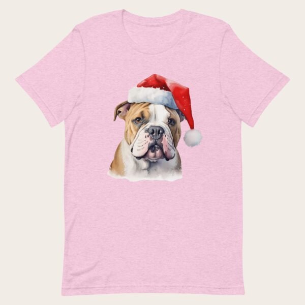 American Bulldog Christmas Unisex t-shirt