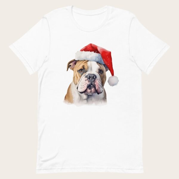 American Bulldog Christmas Unisex t-shirt - Image 5